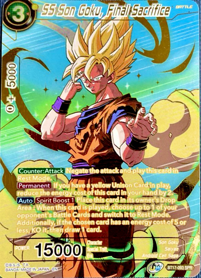 BT17-093 SPR SS Son Goku